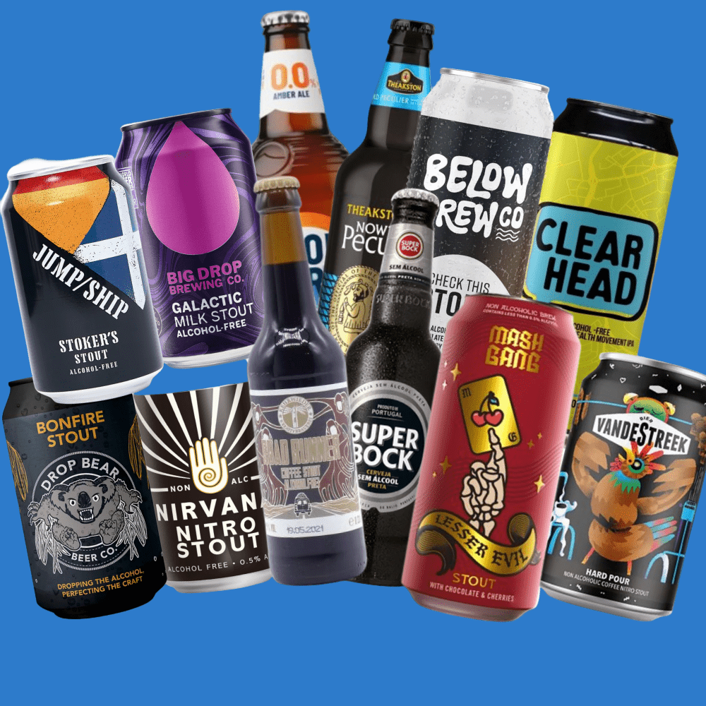 Dark Beers 12 or 24 Alcohol Free Beer Pack
