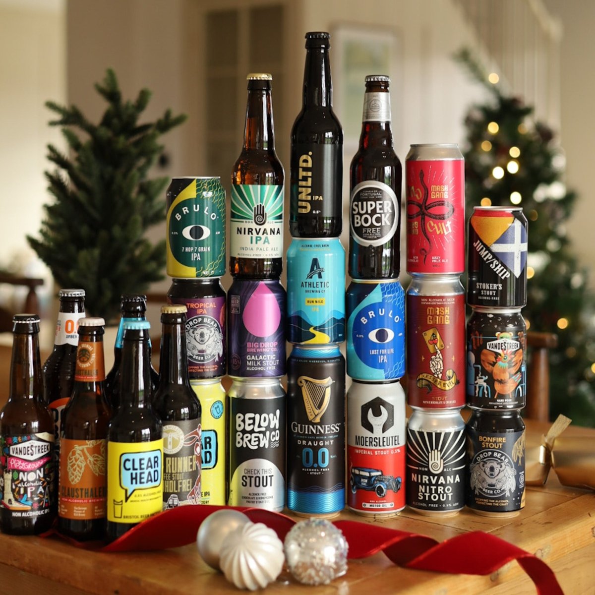 Dark Beers 12 or 24 Alcohol Free Beer Wise Pack - Wise Bartender - Mixed Pack