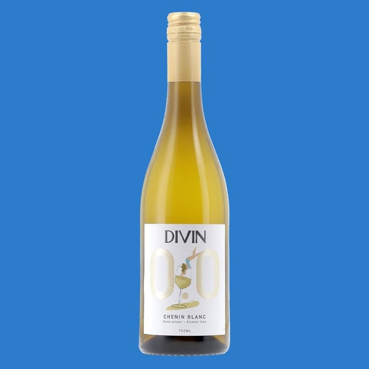 DIVIN 'Chenin Blanc' Alcohol Free White Wine (0.0% ABV) - Wise Bartender - wine