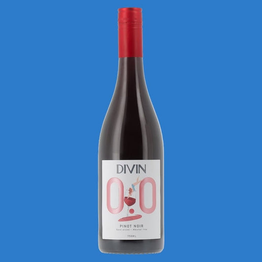 DIVIN 'Pinot Noir' Alcohol Free Wine (0.0% ABV) - Wise Bartender - wine