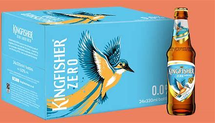 Kingfisher Zero Alcohol Free Beer (0.0% ABV)