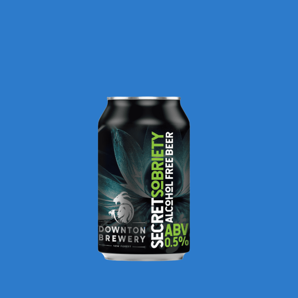 Downton Brewery 'Secret Sobriety' Alcohol Free Pale Ale (0.5% ABV)