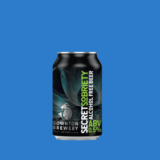 Downton Brewery 'Secret Sobriety' Alcohol Free Pale Ale (0.5% ABV)