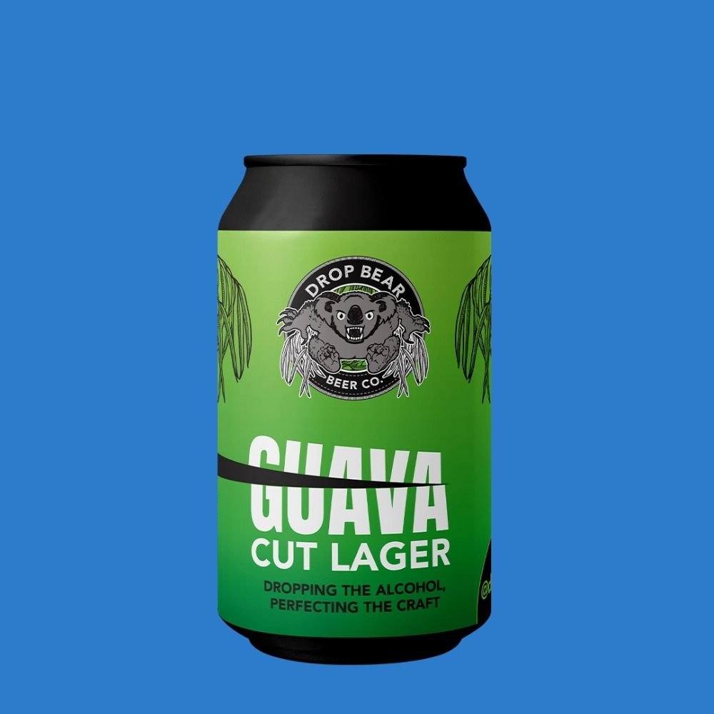 Drop Bear Beer Guava Cut Lager (0.5% ABV) - Wise Bartender - Beer