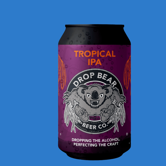 Drop Bear Tropical Alcohol Free IPA (0.5% ABV) - Wise Bartender - Beer