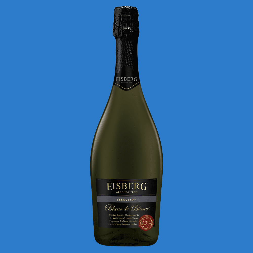 Eisberg Premium Blanc de Blanc Alcohol Free Sparkling Wine (0.0% ABV) - Wise Bartender - wine