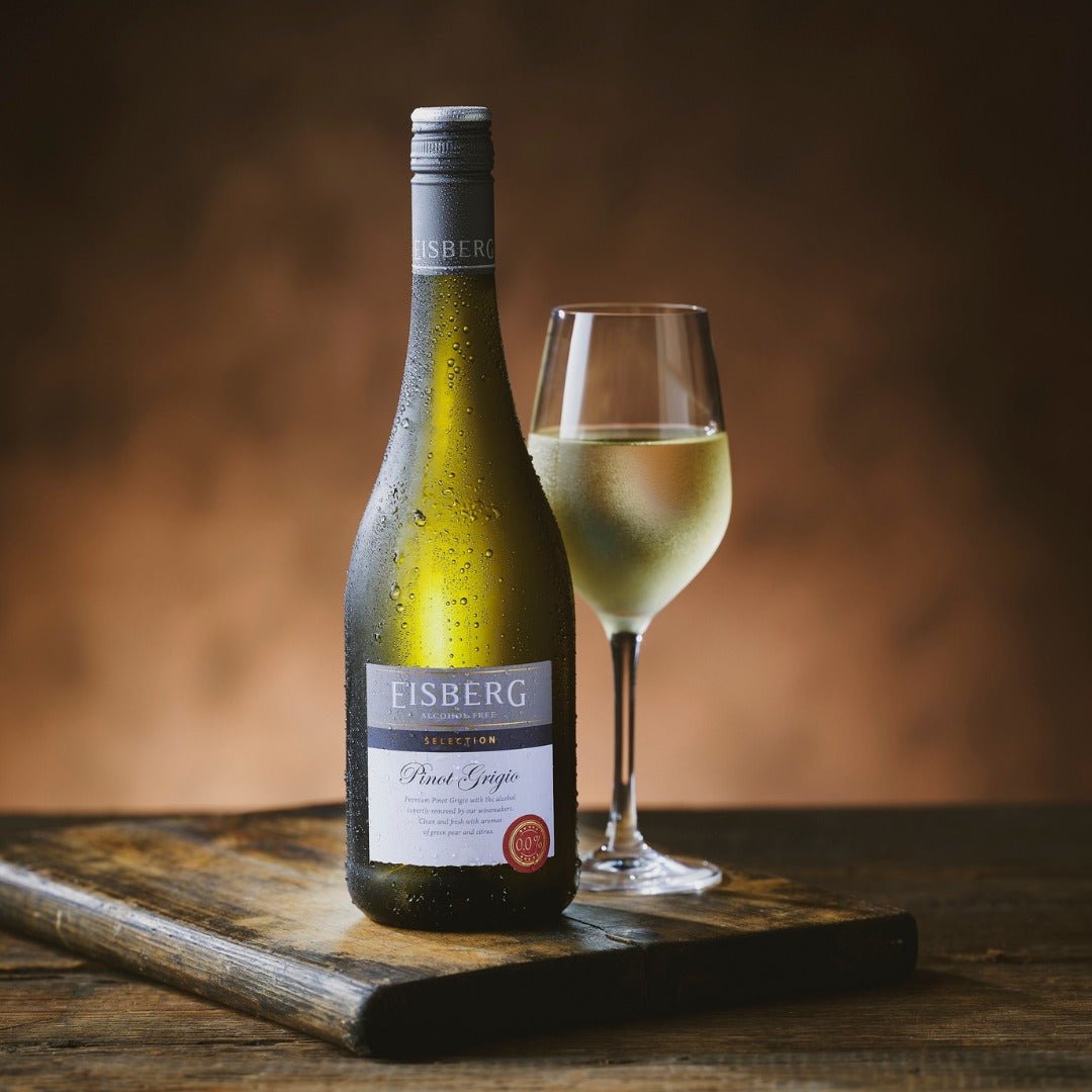 Eisberg Premium Pinot Grigio Alcohol Free White Wine (0.0% ABV) - Wise Bartender - wine
