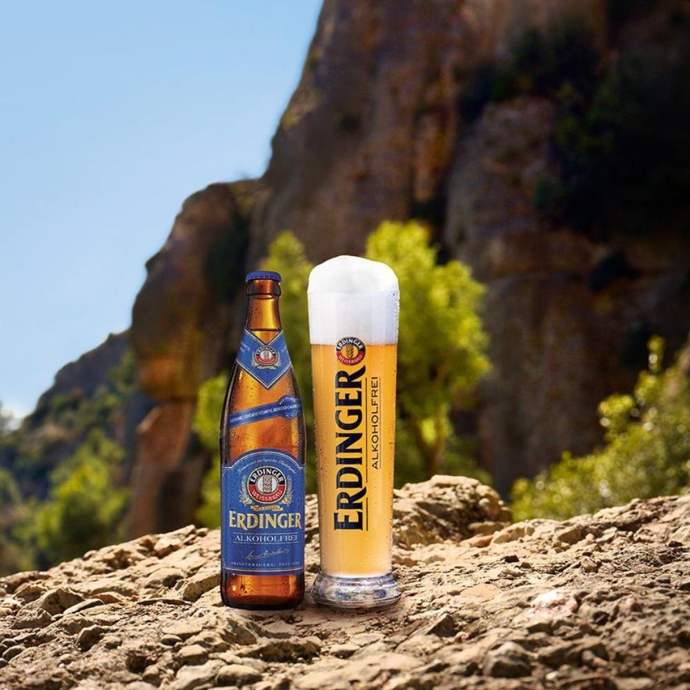 Erdinger Alkoholfrei Wheat Beer (0.5% ABV) - Wise Bartender - Beer