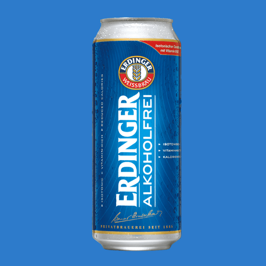 Erdinger Alkoholfrei Wheat Beer Can (0.5%ABV) - Wise Bartender - Beer