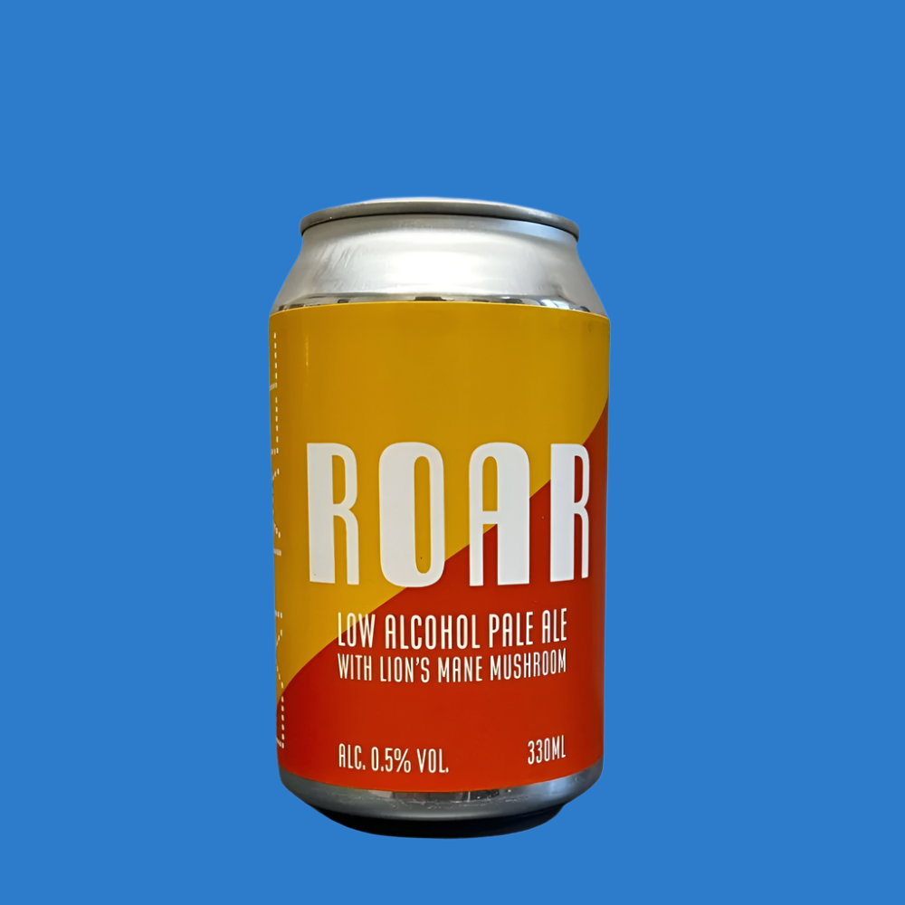 Exhale 'ROAR' Lion's Mane Alcohol Free IPA (0.5% ABV) - Wise Bartender