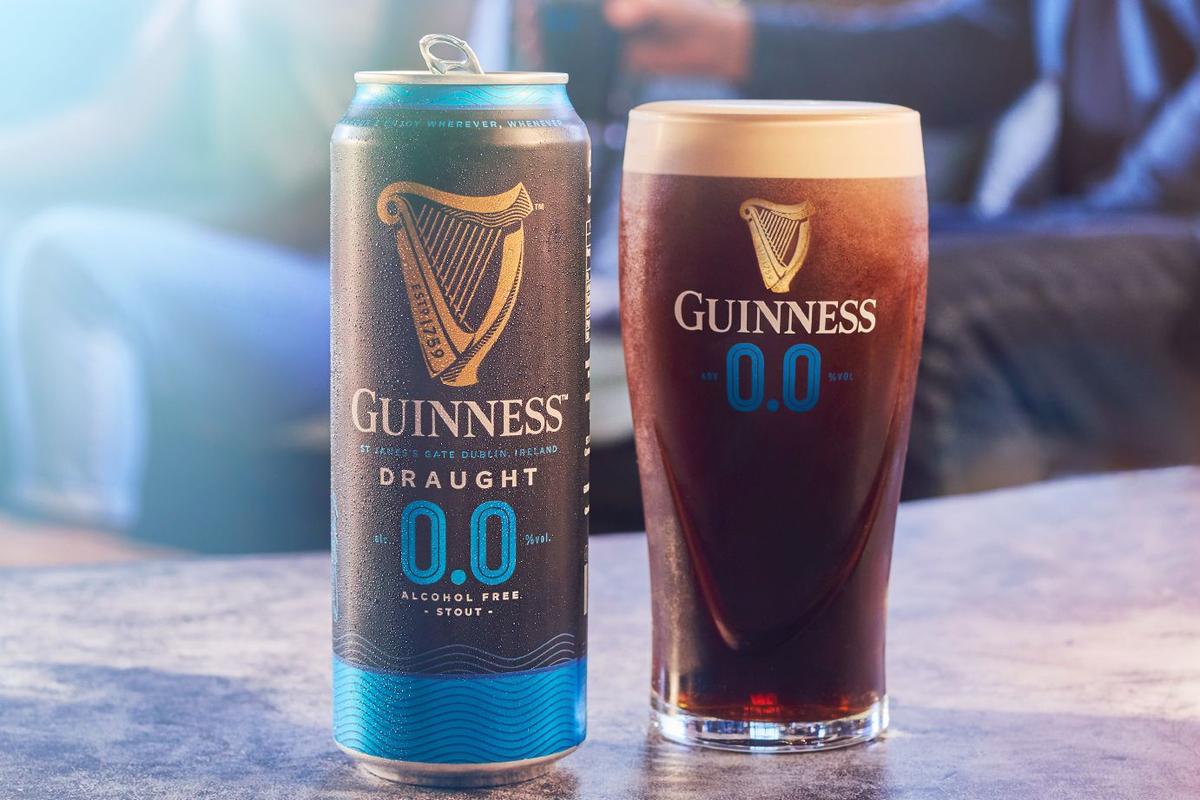 Guinness Zero / Guinness 0.0 Alcohol Free Stout 568ml/Pint Can (0.0% ABV)