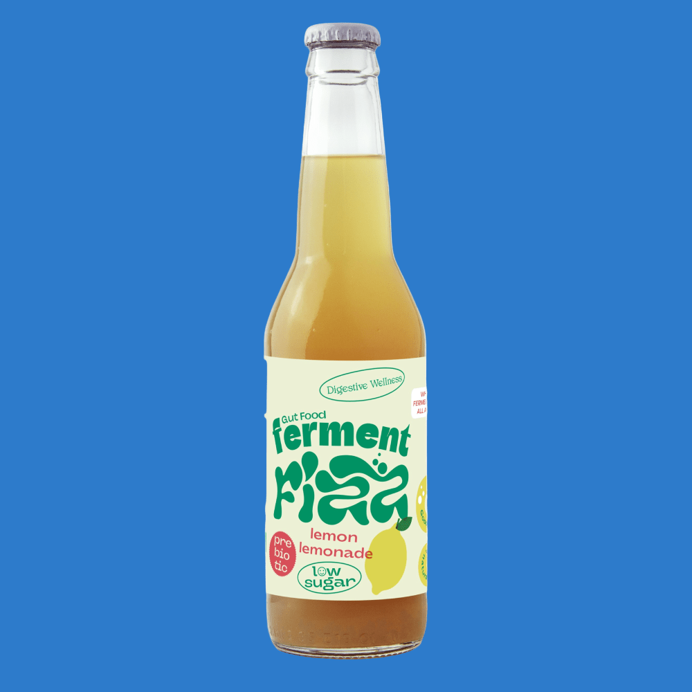 Ferment Fizz Prebiotic 'Lemon' Lemonade - Soft Drink (0% ABV) - Wise Bartender - Spirit