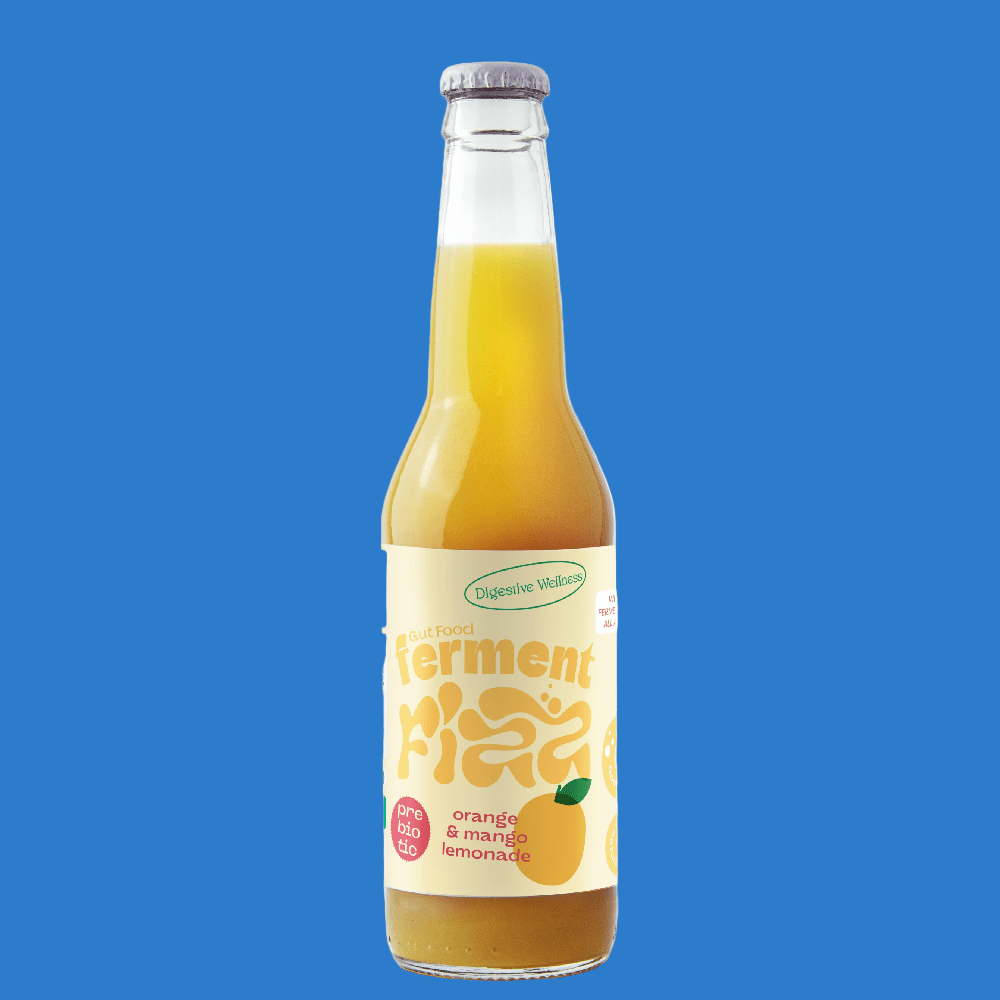 Ferment Fizz Prebiotic 'Orange & Mango' Lemonade - Soft Drink (0% ABV) - Wise Bartender - Spirit