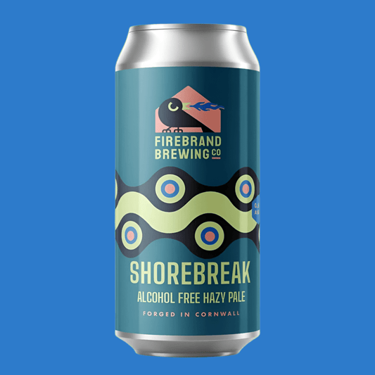 Firebrand Brewing Co 'Shorebreak' Alcohol Free Hazy Pale Ale (0.5% ABV) - Wise Bartender - Beer