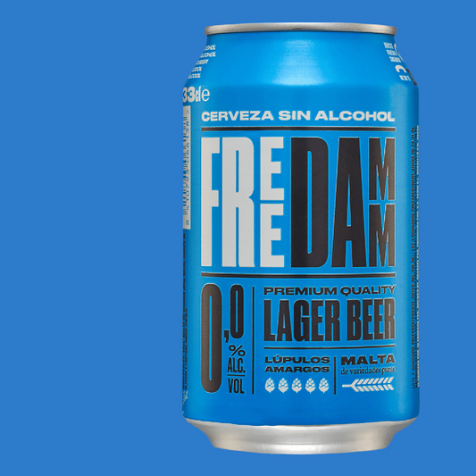 Free Damm Alcohol Free Beer Can (0.0% ABV)