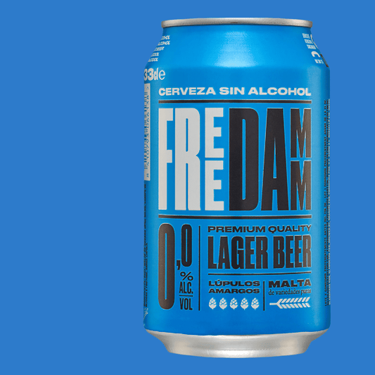 Free Damm Alcohol Free Beer Can (0.0% ABV) - Wise Bartender - Beer