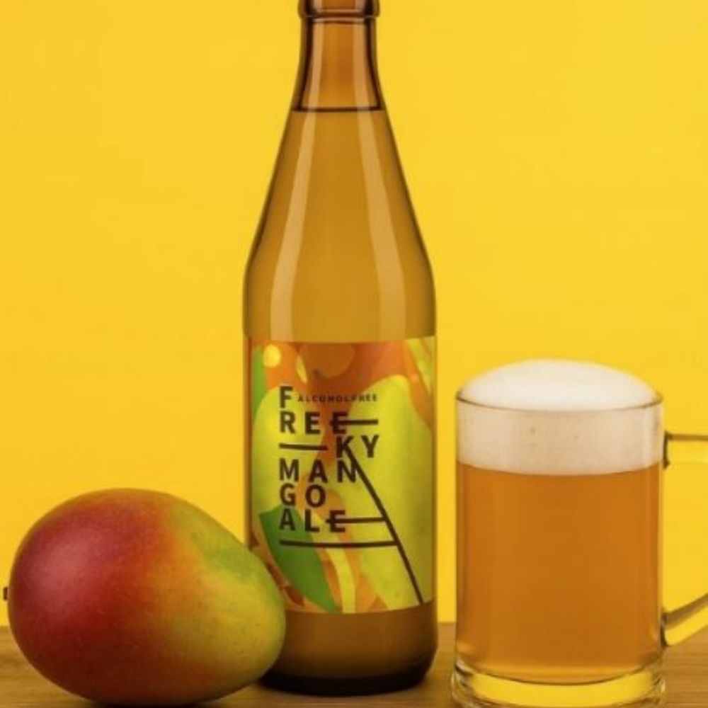 Freeky Mango Ale - Alcohol Free Craft Beer (0.5% ABV) - Wise Bartender - Beer