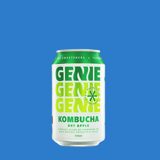 Genie Drinks 'Dry Apple' Kombucha Soda (0% ABV) - Wise Bartender - Spirit