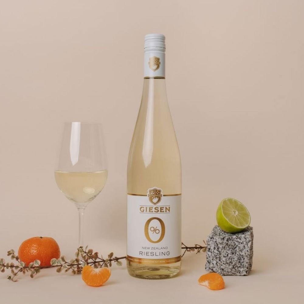 Giesen 0% Riesling Alcohol - Free White Wine (0.0% ABV) - Wise Bartender - wine