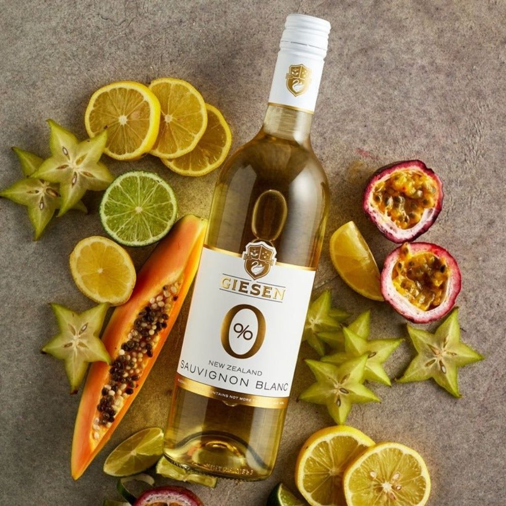 Giesen Sauvignon Blanc Alcohol Free White Wine (0.0%ABV) - Wise Bartender - wine