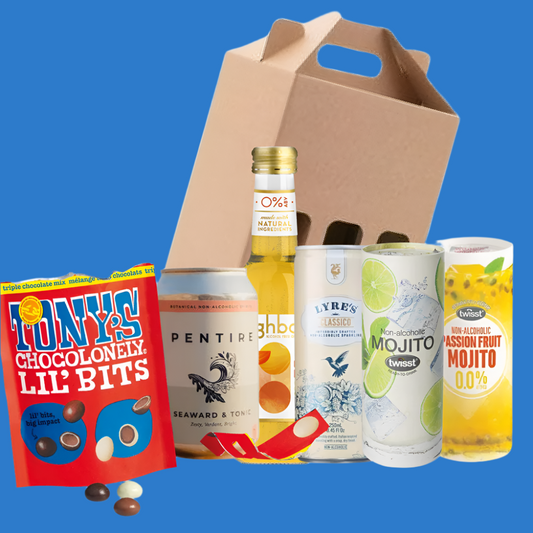 5 Wine & Cocktail Gift Pack including Tonys Chocolonely Balls in Gift Box (Save 5%)