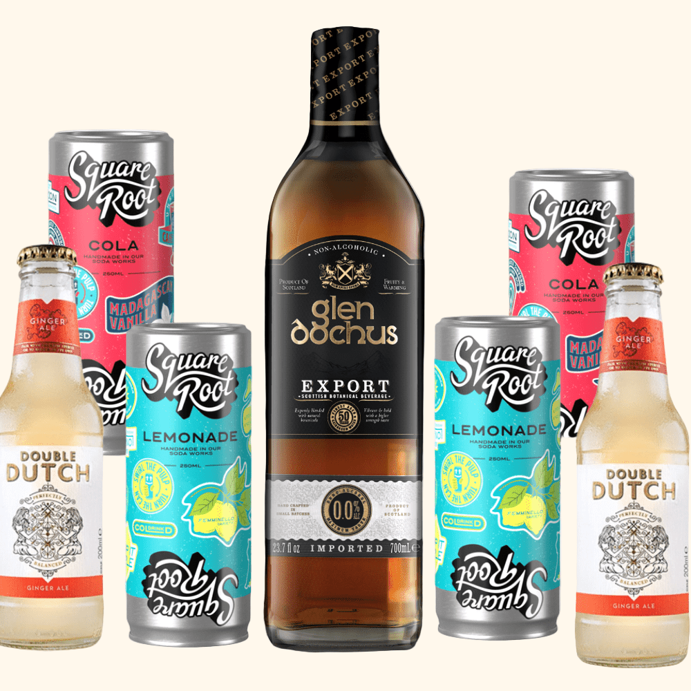 Glen Dochus Export Blend Alcohol - Free Whisky Alternative (0.0%ABV) - Wise Bartender - 