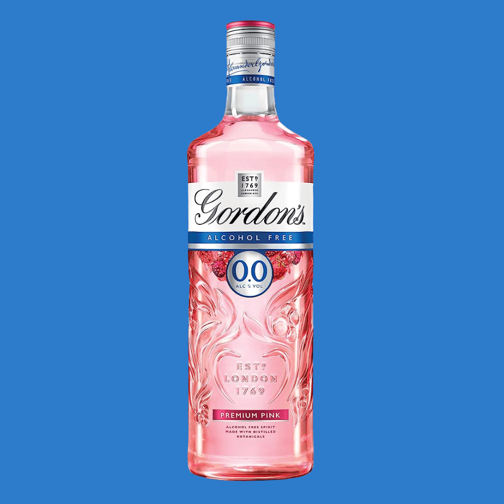 Gordon's 0.0 Alcohol Free Pink Spirit (0.1% ABV) - Wise Bartender - Spirit