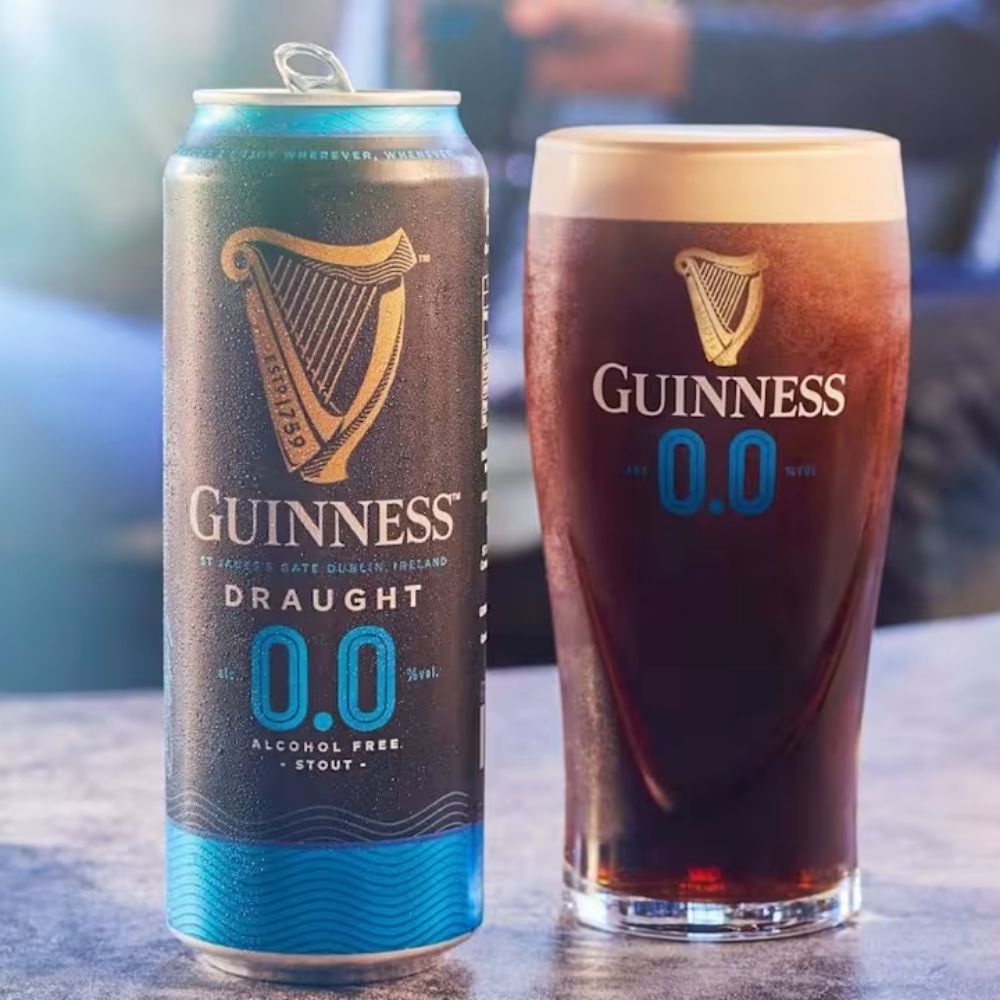 Guinness Zero / Guinness 0.0 Alcohol Free Stout 568ml/Pint Can (0.0% ABV) - Wise Bartender - Beer