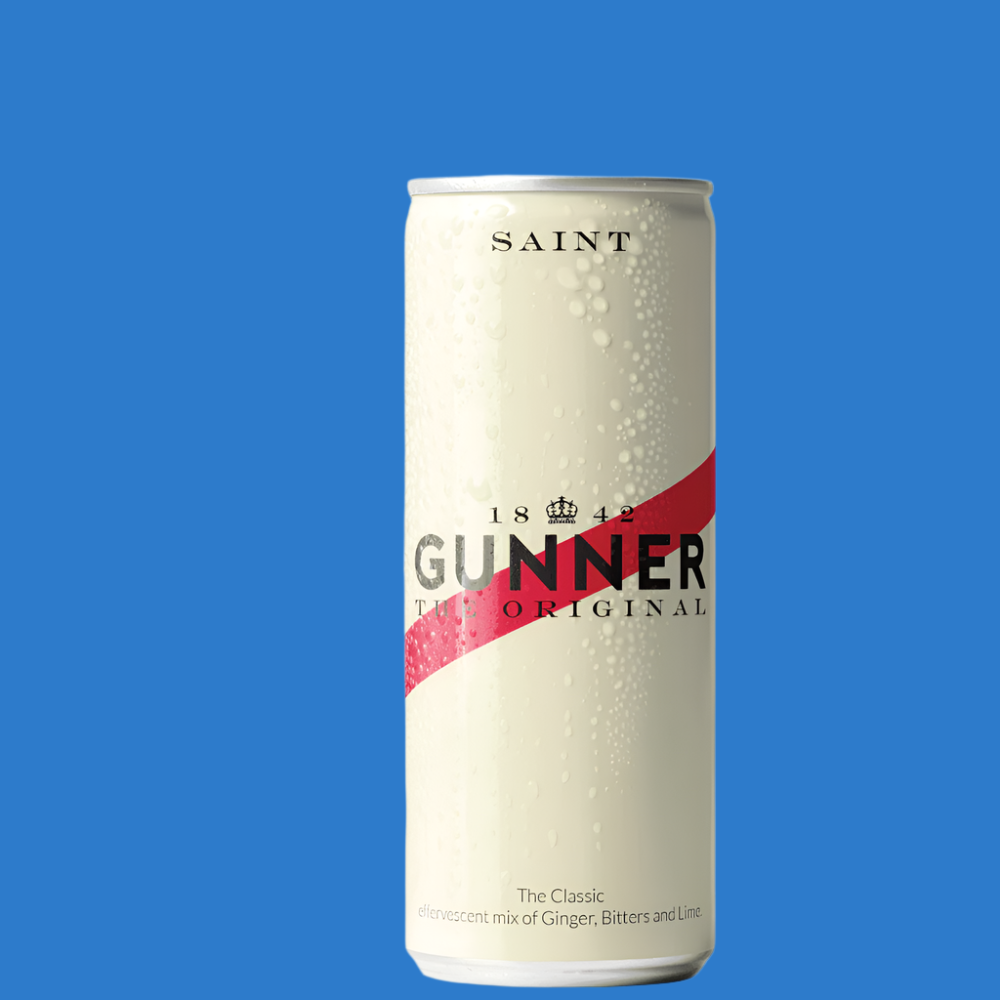 Gunners Alcohol Free Ginger, Bitters & Lime Cocktail &#x28;0.1% ABV&#x29;