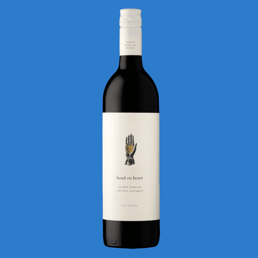 Hand on Heart Cabernet Sauvignon Alcohol Free Red Wine (0.5% ABV) - Wise Bartender - wine