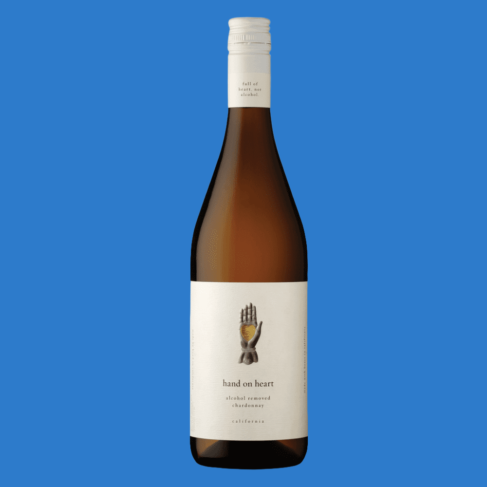 Hand on Heart Chardonnay Alcohol Free White Wine (0.5% ABV)