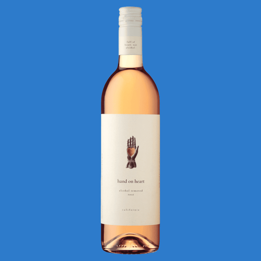 Hand on Heart Rosé Alcohol Free Wine (0.5% ABV) - Wise Bartender - wine