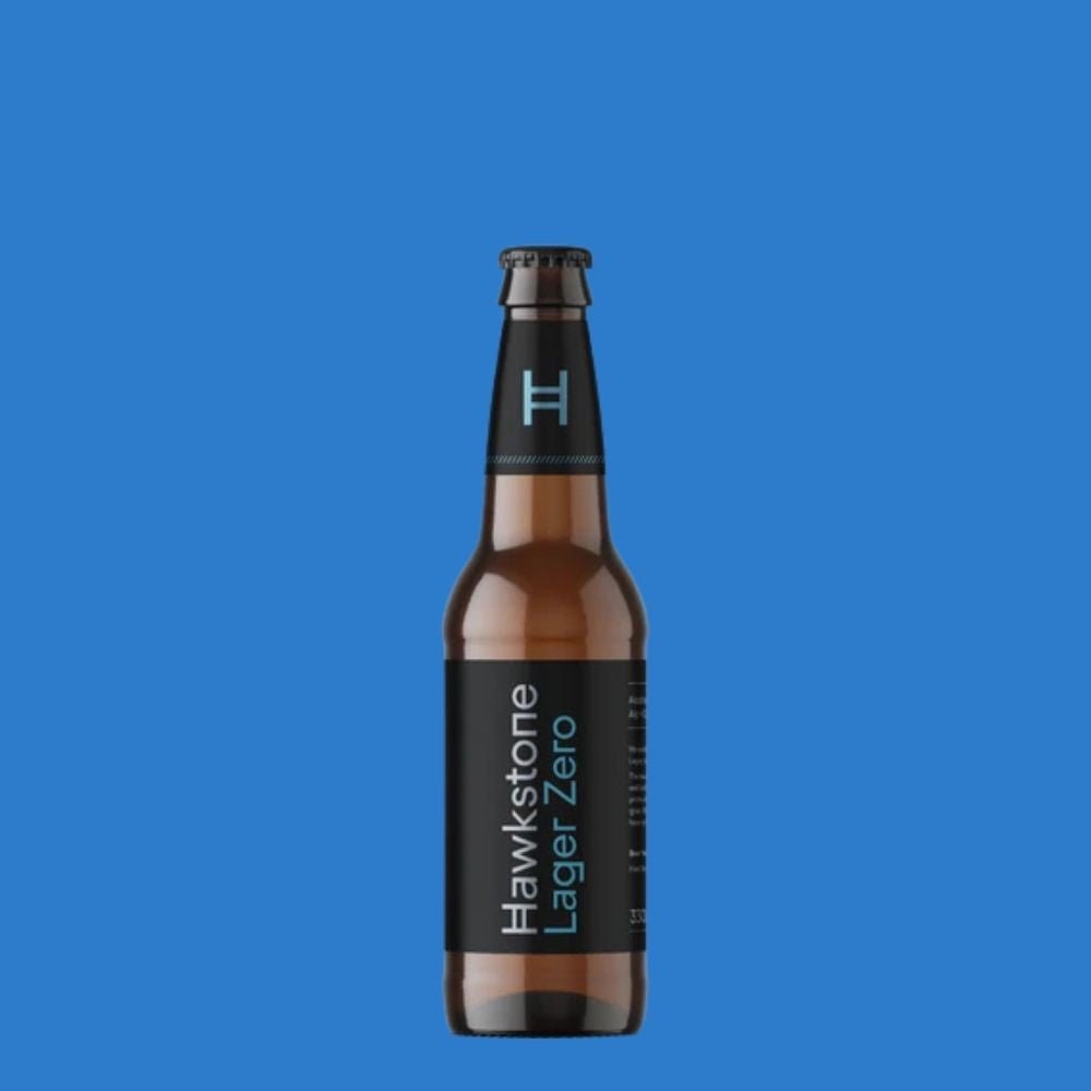 Hawkstone Lager Zero 0.0% | Alcohol‑Free British Lager | 330ml Bottle - Wise Bartender - Beer
