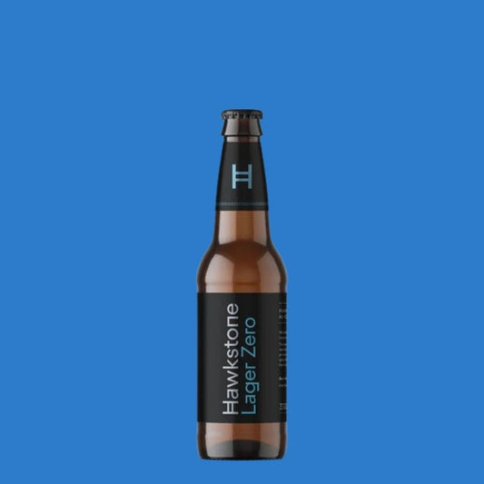 Hawkstone Lager Zero 0.0% | Alcohol‑Free British Lager | 330ml Bottle - Wise Bartender - Beer