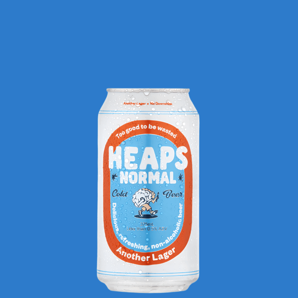 Heaps Normal 'Another Lager' Alcohol Free Lager (0.5% ABV) – Wise Bartender