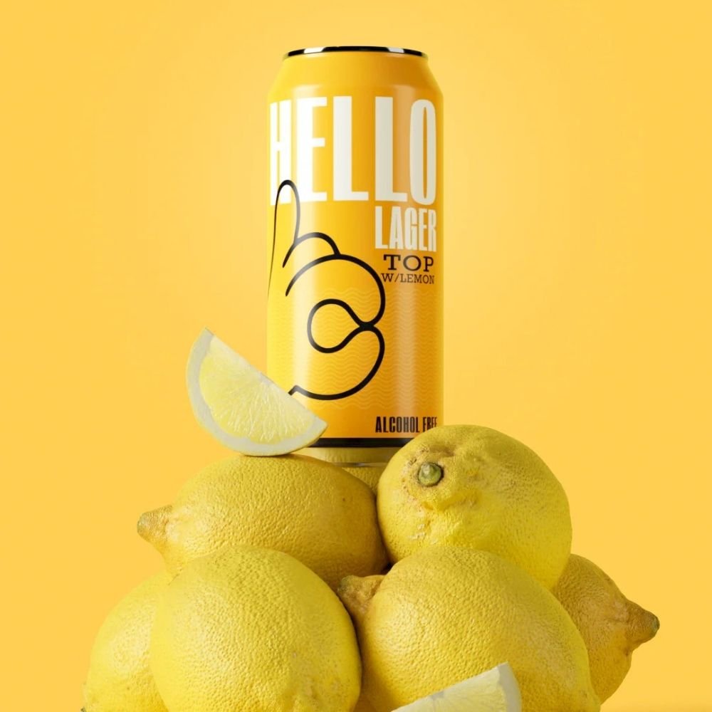 HELLO Lager Mixed 8‑Pack 0.5% ABV | Alcohol‑Free Helles Lager Selection - Wise Bartender - Lager