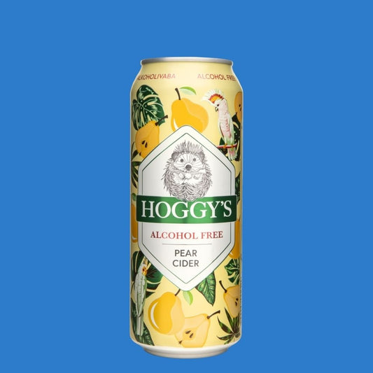Hoggy’s Alcohol - Free Pear Cider (0.0% ABV) - Wise Bartender - Cider