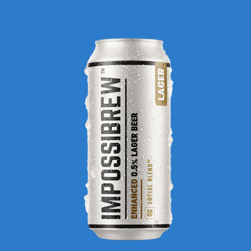 Impossibrew Functional Alcohol-Free Lager 2.0 (0.5% ABV)