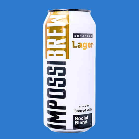 Impossibrew Functional Alcohol-Free Lager 2.0 (0.5% ABV)