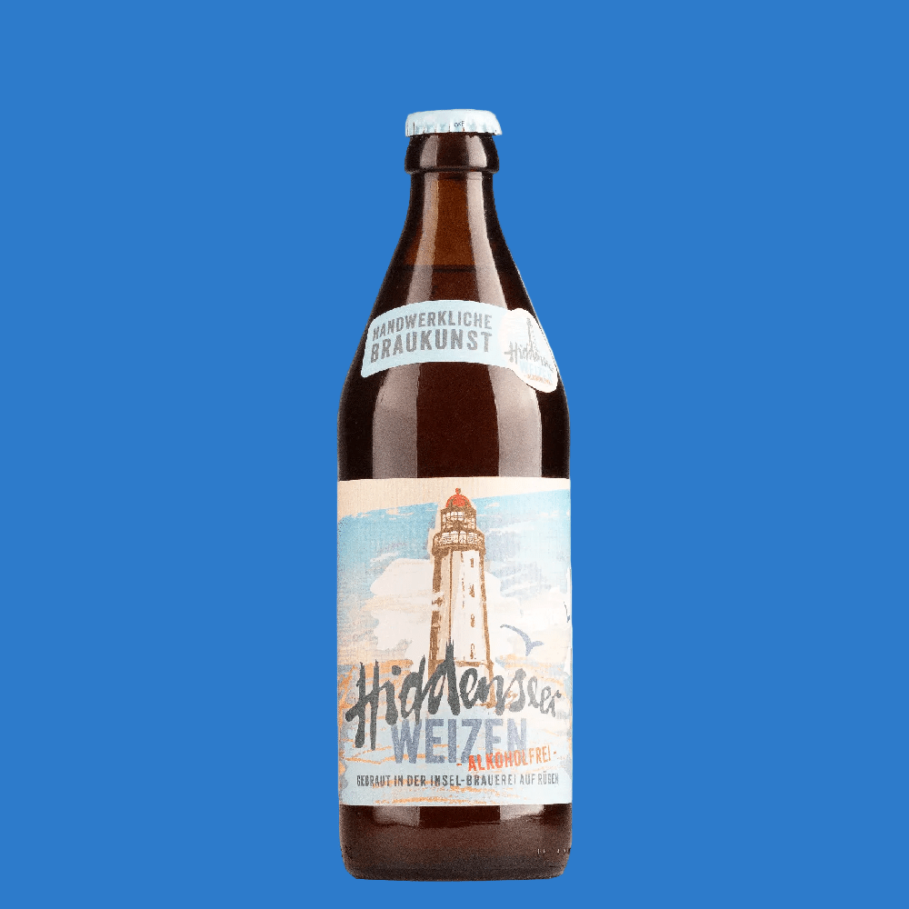 Insel - Brauerei 'Hiddenseer Weizen' Alcohol Free Wheat Beer (0.5%ABV) - Wise Bartender - Beer