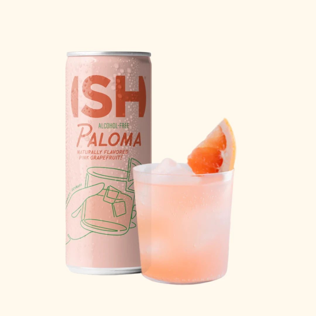 Ish Spirits Paloma Alcohol Free Cocktail (0.0% ABV) - Wise Bartender - Spirit