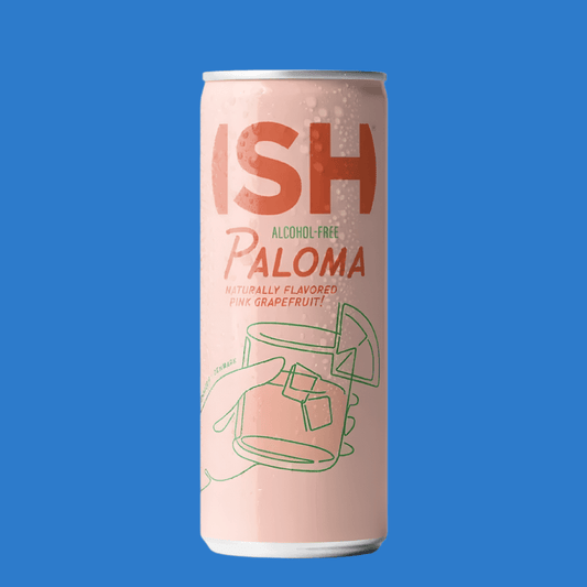 Ish Spirits Paloma Alcohol Free Cocktail (0.0% ABV) - Wise Bartender - Spirit