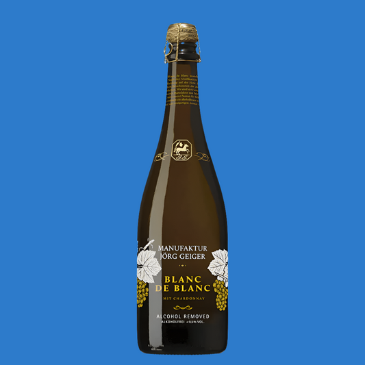 Jörg Geiger Blanc de Blanc with Chardonnay Alcohol Free Sparkling Wine (0.5% ABV)