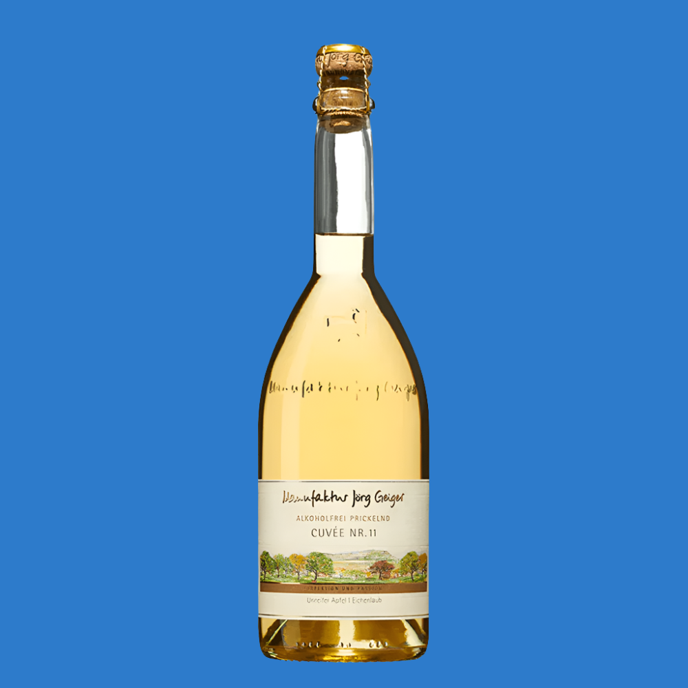 Jörg Geiger Cuvée No. 11 Alcohol Free Wine Alternative (0.0% ABV) Unripe Apple | Oak leaf