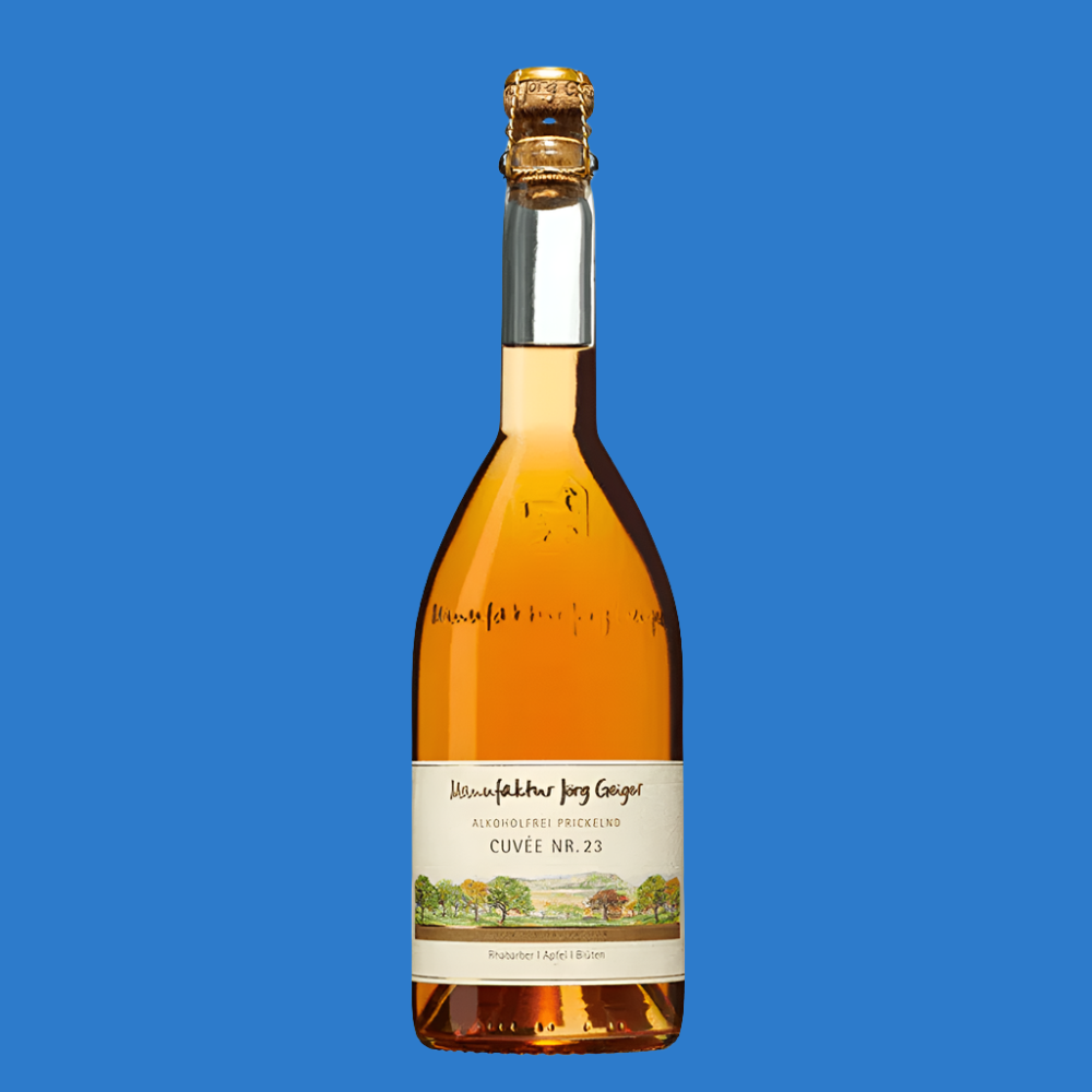 Jörg Geiger Cuvée No. 23 Alcohol Free Wine Alternative (0.0% ABV) Rhubarb | Apple | Blossoms