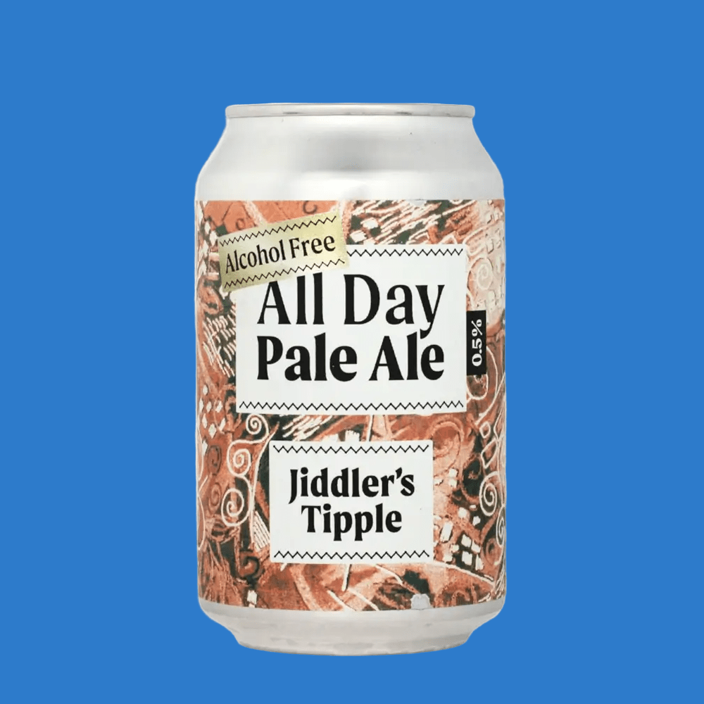 Jiddler's Tipple 'All Day' Alcohol Free Pale Ale (0.5% ABV) - Wise Bartender - Beer