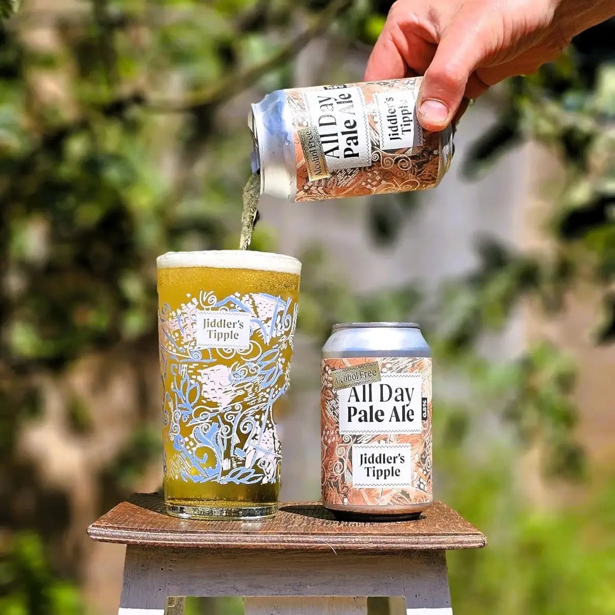 Jiddler's Tipple 'All Day' Alcohol Free Pale Ale (0.5% ABV) - Wise Bartender - Beer