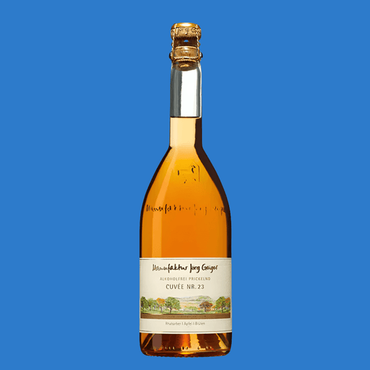 Jörg Geiger Cuvée No. 23 Alcohol Free Wine Alternative (0.0% ABV) Rhubarb | Apple | Blossoms 750ml, 375ml & 200ml - Wise Bartender - wine