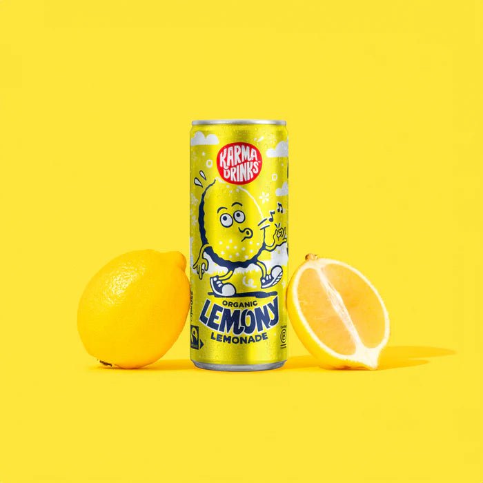 Karma Drinks Lemony Organic Lemonade Can (0% ABV) - Wise Bartender - Spirit