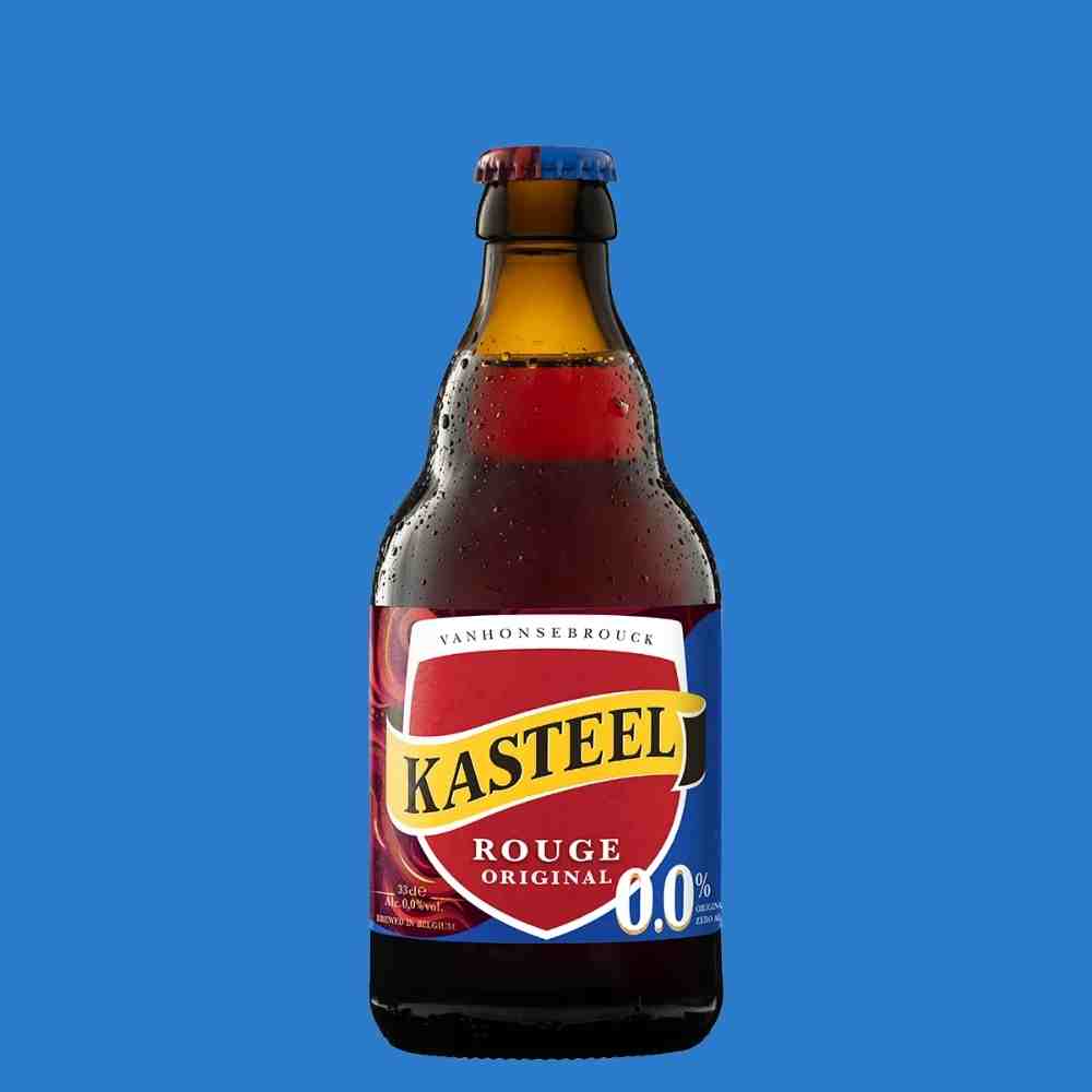 Kasteel Rouge 0.0% | Alcohol‑Free Belgian Cherry Beer 33cl Bottle - Wise Bartender - Beer
